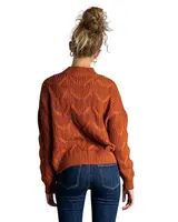 Oranžový sveter Only