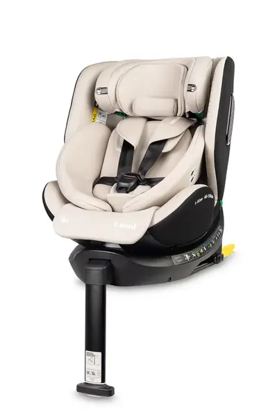 Autosedačka Lumi i-Size 40-150 cm, Isofix, 360 °, rastová, od 0m + do 12 rokov - béžová