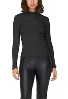 Černé triko s dlouhým rukávem