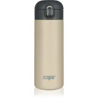 Zopa Thermo Bottle termoska s brčkem Cookie Beige 400 ml