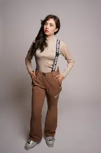 Husky Grati L XL, brown Dámské lyžařské kalhoty