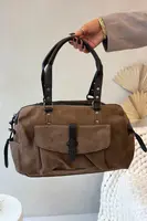 Boto Eco Suede Bag Dark Beige Gressa