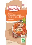 BABYBIO zelenina s kuřetem a quinoa 2 x 200 g