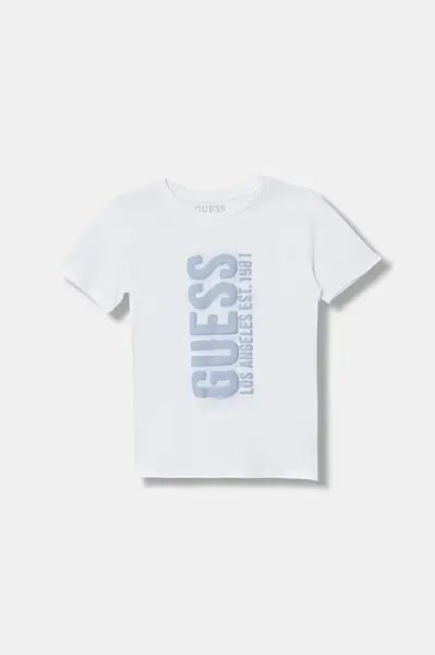 Dětské bavlněné tričko Guess