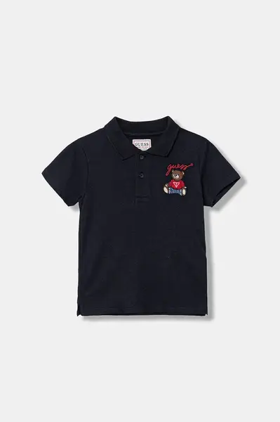 Bavlněné polo tričko Guess