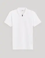 Biele pánske basic polo tričko Celio Gebenoit