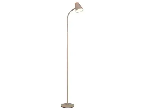 Stojacia LED lampa Pongo, béžová%