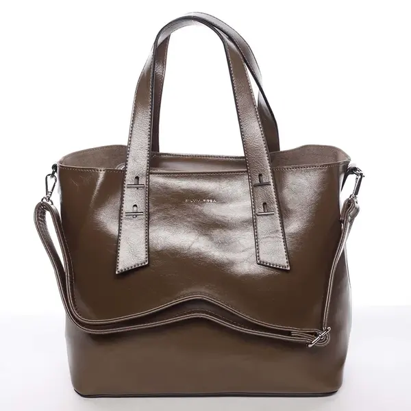 Dámska kabelka na rameno khaki - Silvia Rosa Selina