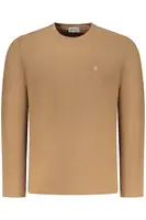 Pánské hnědé triko s dlouhým rukávem