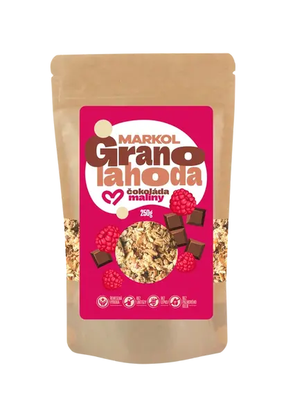 MARKOL Granola malina a čokoláda 250 g