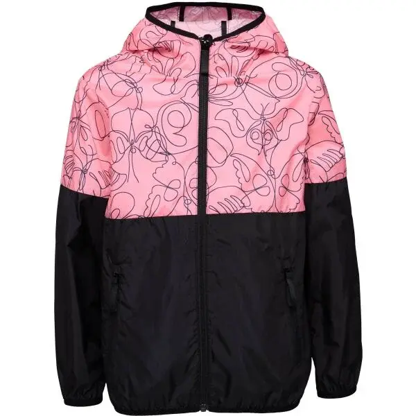 Lewro JACKET 252215 Dětská šusťáková bunda, růžová, velikost 140-146