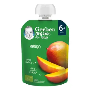 Gerber Mango kapsička BIO 90g 6M+