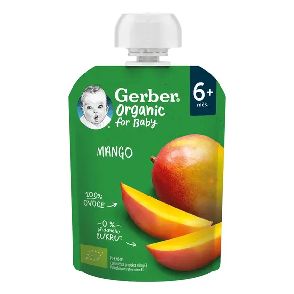 Gerber Mango kapsička BIO 90g 6M+