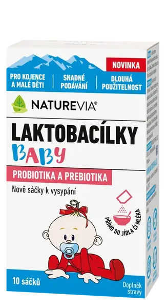 NATUREVIA Laktobacilky baby 10 sáčků 10 ks