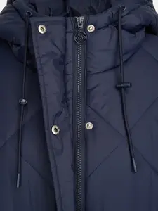 Tmavě modrý dámský prošívaný kabát ORSAY