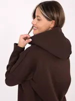 Dámska mikina s kapucňou na zips
