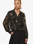 love & roses Blúzka  zlatá / čierna