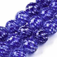 Transparent Handmade Lampwork Beads Strands