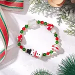 Bicone K9 Glass Beaded Stretch Bracelets