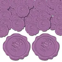 25Pcs Adhesive Wax Seal Stickers