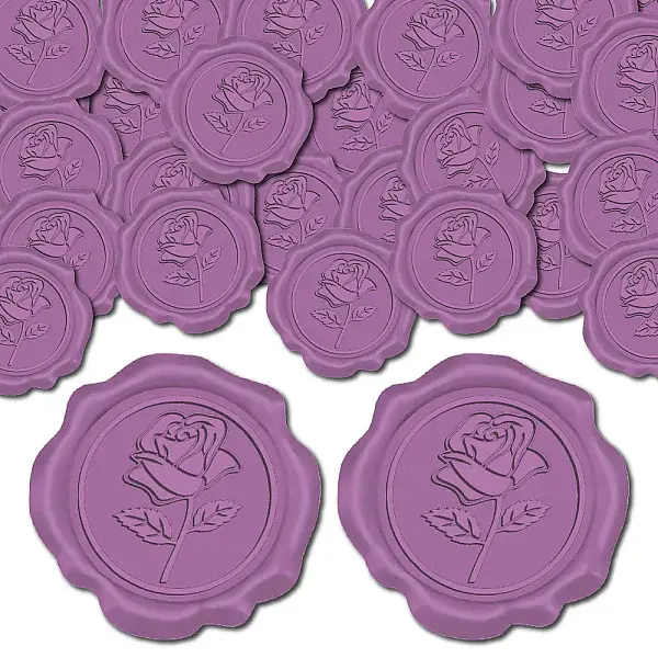 25Pcs Adhesive Wax Seal Stickers