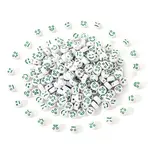 White Opaque Acrylic Beads