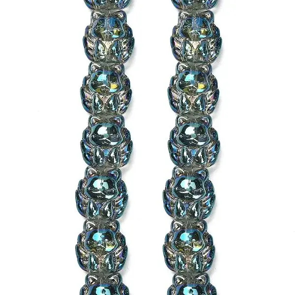 Electroplate Glass Bead Strands