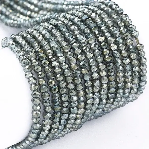 Electroplate Glass Beads Strands