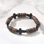 Cross Synthetic Turquoise Bracelets