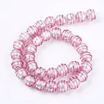 Handmade Silver Foil Glass Lampwork Beads