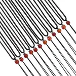 24Pcs 2 Colors Polyester Necklace Makings