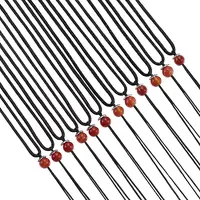 24Pcs 2 Colors Polyester Necklace Makings