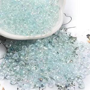 6/0 Inside Colours Fringe Glass Seed Beads