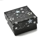 Star Print Paperboard Jewelry Gift Boxes