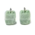 Flocking Opaque Resin Pendants