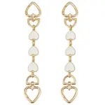 2Pcs Alloy Enamel Heart Bag Strap Extenders