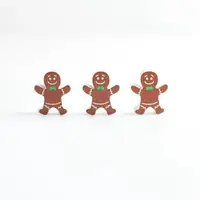 Christmas Theme Schima Wood Beads