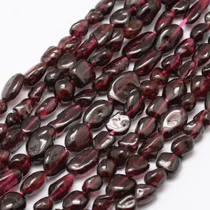 Natural Garnet Beads Strands