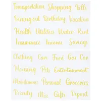 PVC Waterproof Decorative Sticker Labels