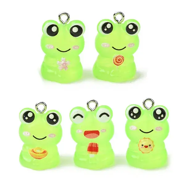 Transparent Resin Pendants