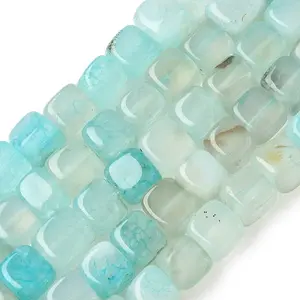 Natural Dragon Veins Agate Beads Strands