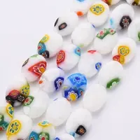 Handmade Millefiori Lampwork Beads Strands