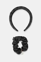 Čelenka a gumička do vlasov Guess NOELLE 2-pak