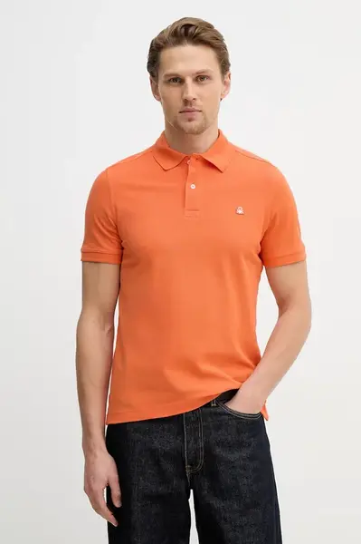 Bavlněné polo tričko United Colors of Benetton