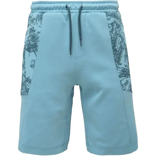 Willard WACIAN Pohodlné pánske úpletové šortky, modrá, veľkosť XXL