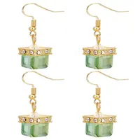2 Pairs Alloy Dangle Earrings for Women