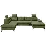 MID.YOU SEDACÍ SOUPRAVA, textil, olivově zelená