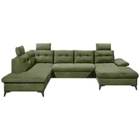 MID.YOU SEDACÍ SOUPRAVA, textil, olivově zelená