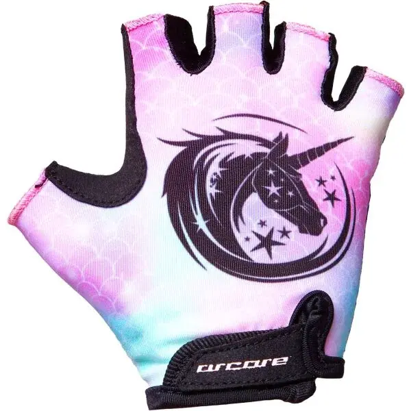 Arcore LUKE II Dívčí cyklistické rukavice, mix, velikost 4Y