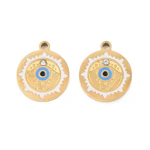 304 Stainless Steel Enamel Pendants